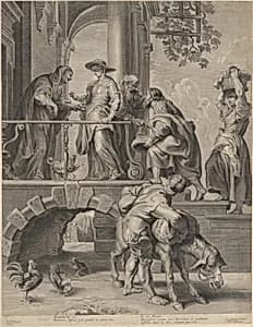 The Visitation by Pieter de Jode II|Peter Paul Rubens