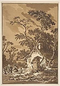 The Washerwomen (Les Laveuses) by Jean-Baptiste Le Prince