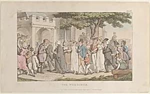 The Weddings by Thomas Rowlandson|Oliver Goldsmith|Rudolph Ackermann, London|William Clowes