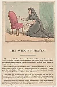 The Widow's Prayer!! by Thomas Rowlandson|Edward Spragg|George Murgatroyd Woodward