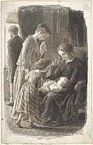 The Young Family by Lorenz Frølich