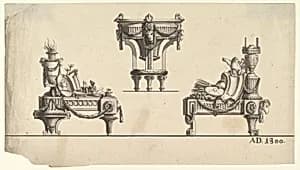 Three Designs for Architectural Trophies
