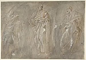 Three Standing Figures