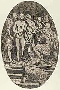 Timocleia Before Alexander by Léon Davent|Francesco Primaticcio