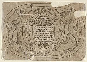 Title-Plate, from Das Bossenbüchlein by Mathais Beitler|Stephan Herman