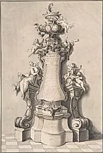 Tomb Design by Ignaz Günther