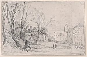 Tomb of Porsenna by Sir Francis Seymour Haden