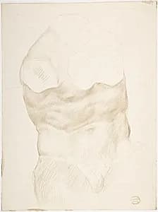 Torso of the Belvedere by Alphonse Legros