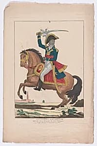 Toussaint Louverture on Horseback by Anonymous, French, 19th century|Toussaint Louverture