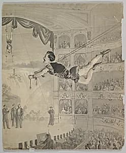Trapeze Artist by Anonymous, British, 19th century