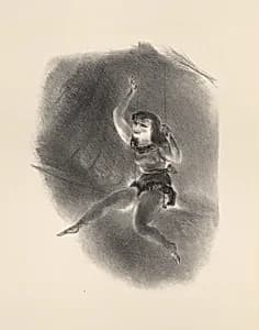 Trapeze Girl by Yasuo Kuniyoshi|WPA