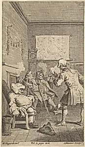 "Tristram Shandy," Frontispiece, Volume 1,