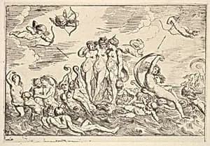 Triumph of Galatea by Pierre Brebiette