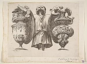 Trophy with Two Ewers by Polidoro da Caravaggio
