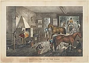 "Trotting Cracks" at the Forge