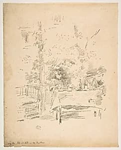 Tête-à-tête in the Garden by James McNeill Whistler