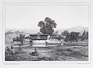 Turkish Barrack by Alexandre-Gabriel Decamps|Gihaut Frères|Gihaut Frères