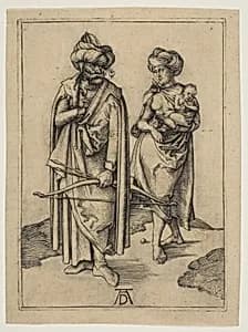 Turkish Family by Albrecht Dürer