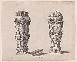 Two Containers (Deux nécessaires) by René Boyvin