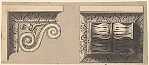 Two Designs for Ornament by Richard de Lalonde