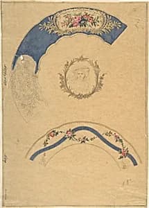 Two Designs for Plate Borders by Anonymous, French, 19th century