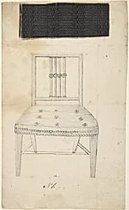 Two designs for side chairs