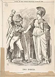 Two Forces (Punch, October 29, 1881) by Sir John Tenniel