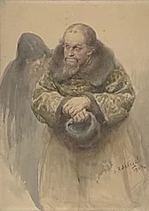 Portrait of Klavdy Vasilyevich Lebedev