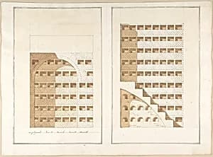 Two Sections of a Columbarium by Pietro Paolo Coccetti (Cocchetti)
