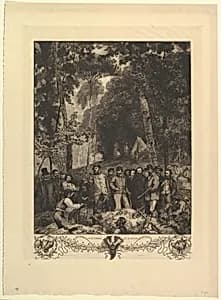 Un Déterrage de Blaireau by Félix Bracquemond|Alfred Cadart|Auguste Delâtre
