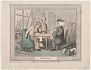 University by Thomas Rowlandson|James Brydges Willyams|Thomas Rowlandson