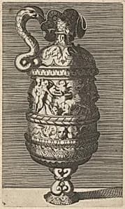 Vase with a Sacrificial Scene by Claes Jansz. Visscher|Frederick de Wit|Polidoro da Caravaggio|Rosso Fiorentino|René Boyvin