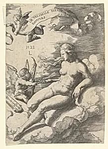 Venus and Cupid by Lucas van Leyden