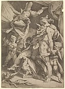 Venus and Mercury by Bartholomeus Spranger|Jan Muller