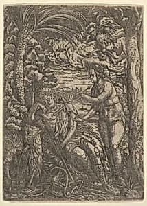 Venus and Mercury by Hans Burgkmair