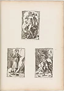 Venus, from Planets, plate 5 by Giulio Bonasone|Georges Reverdy