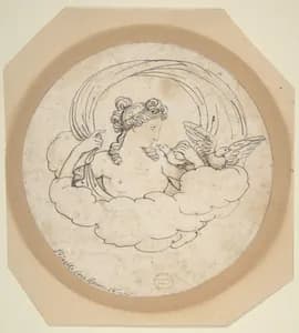 Venus with Doves by Bartolomeo Pinelli