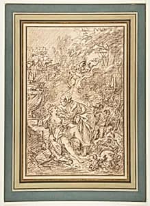 Vertumnus and Pomona by François Boucher