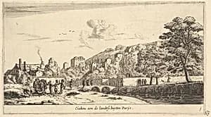 View of Chaillot in Paris by Reinier Nooms, called Zeeman