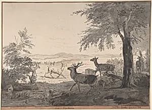 View of Dyrehaven by Johan Thomas Lundbye