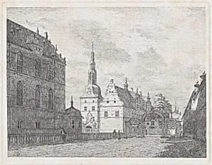 View of Frederiksborg, Carousel Gate by Jørgen Pedersen Roed