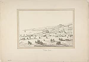 View of Naples: Villa Reale by Anonymous, French, 19th century