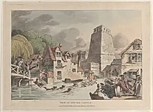 View of Oxford Castle by Rudolph Ackermann, London|Thomas Rowlandson