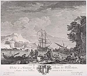 View of Port Ercole by Joseph Vernet|Pietro Antonio Martini