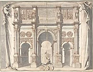 View of the Arch of Constantine by Jan Goeree