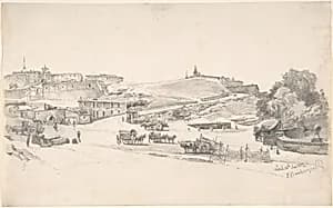 View of the Outskirts of Madrid by Fritz Bamberger
