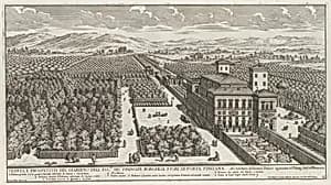 View of the Villa Borghese by Simon Felice|Giovanni Giacomo De Rossi