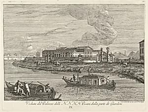 View of the Villa Pisani by Giovanni Francesco Costa