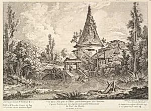 View of Tower near Blois by Quentin Pierre Chedel|François Boucher