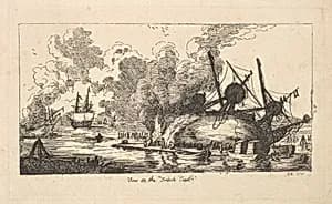 View on the French Coast by Thomas Rowlandson